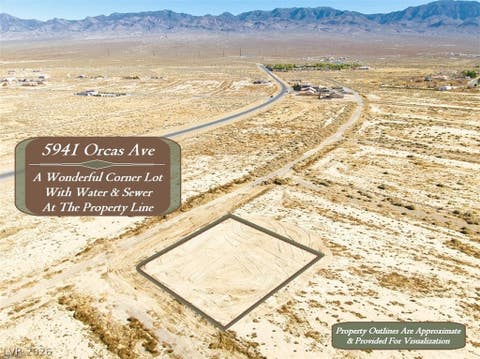 Vacant Land For Sale - 5941 N Orcas Avenue<br/> Nye County, Pahrump, NV 89060