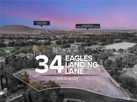 34 Eagles Landing Lane Las Vegas NV 89141