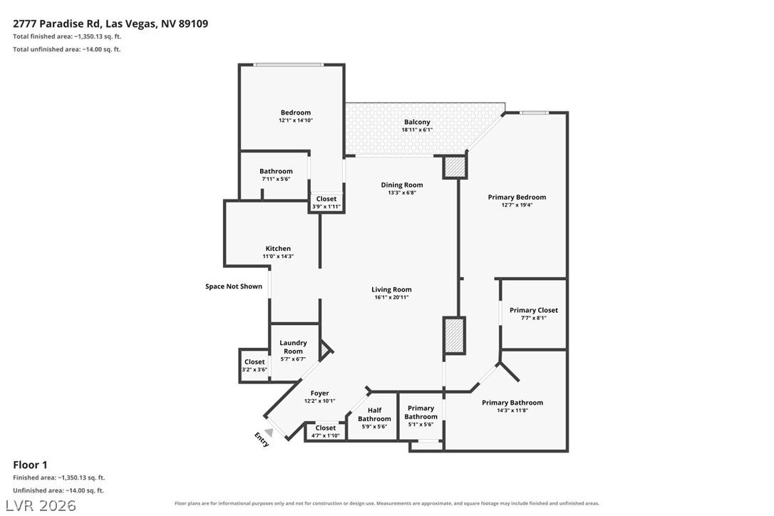 2777 Paradise Road 1002