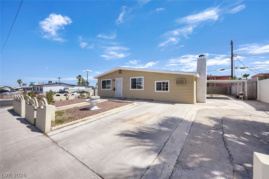 This cozy home offers ample outdoor space and a we