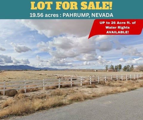 Vacant Land For Sale - 2351 Bond Street<br/> Nye County, Pahrump, NV 89048