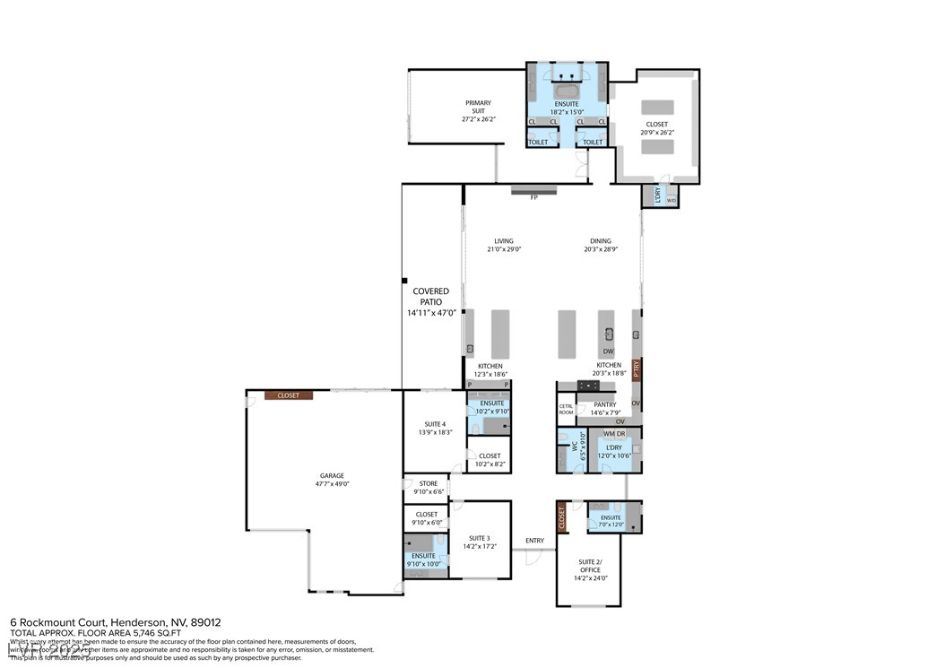 6 Rock Mount Court, Henderson, Nevada image 48