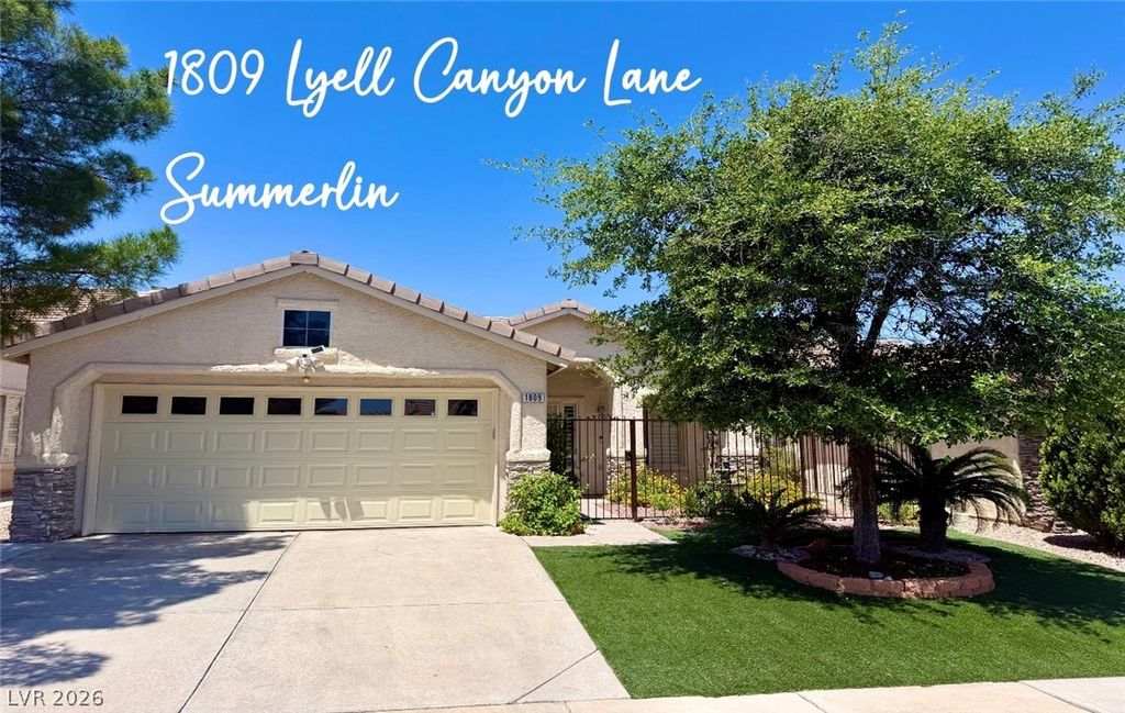 Photo of 1809 Lyell Canyon Lane, Las Vegas, NV 89134 (MLS # 2782460)