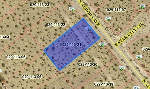 Vacant Land For Sale - 5700 N Aurora Avenue<br/> Nye County, Pahrump, NV 89060