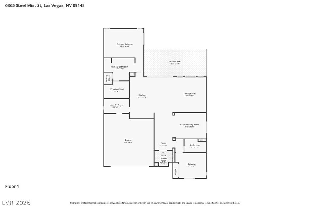 Photo of 6865 Steel Mist Street, Las Vegas, NV 89148 (MLS # 2767737)