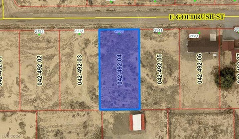 Vacant Land For Sale - 2791 E Goldrush Street<br/> Pahrump, NV 89048