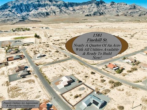 Vacant Land For Sale - 1580 Finehill Street<br/> Pahrump, NV 89060