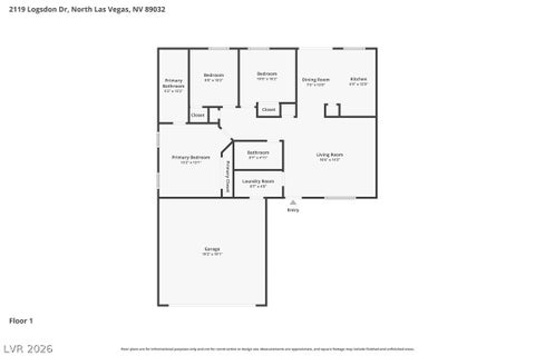 Tiny photo for 2119 Logsdon Drive, North Las Vegas, NV 89032 (MLS # 2793568)