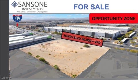 Vacant Land For Sale - Jones And Teco<br/> Las Vegas, NV 89119