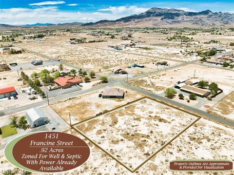 Vacant Land For Sale - 1451 Francine Street<br/> Nye County, Pahrump, NV 89060