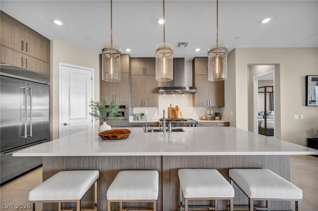 Photo of 132 Springbough Lane, Las Vegas, NV 89138 (MLS # 2766755)