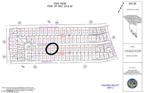 Vacant Land For Sale - 2621 Tecumseh Avenue<br/> Pahrump, NV 89048
