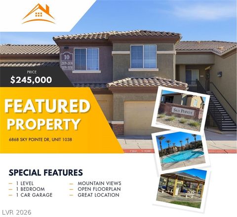 6868 Sky Pointe Drive 1038 Las Vegas NV 89131