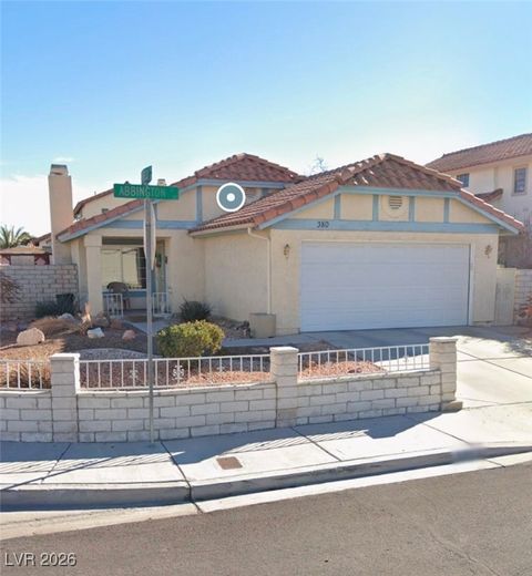 380 Abbington Street Henderson NV 89074