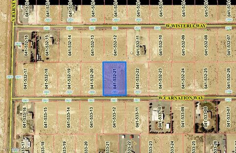 Vacant Land For Sale - 2860 Carnation Way<br/> Nye County, Pahrump, NV 89048