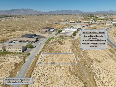 Vacant Land For Sale - 2110 E Ambush Street<br/> Nye County, Pahrump, NV 89048