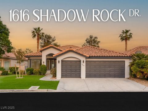 1616 Shadow Rock Drive Las Vegas NV 89117