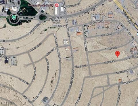Vacant Land For Sale - 2600 Dapple Street<br/> Pahrump, NV 89048
