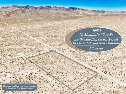 Vacant Land For Sale - 10971 N Mountain View Street<br/> Pahrump, NV 89060