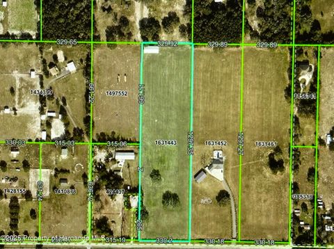 Vacant Land For Sale - 17401 Squirrel Prairie Road<br/> Brooksville, FL 34604
