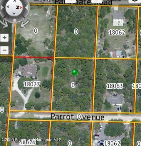 Vacant Land For Sale - LOT 9 Parrot Road<br/> Weeki Wachee, FL 34614