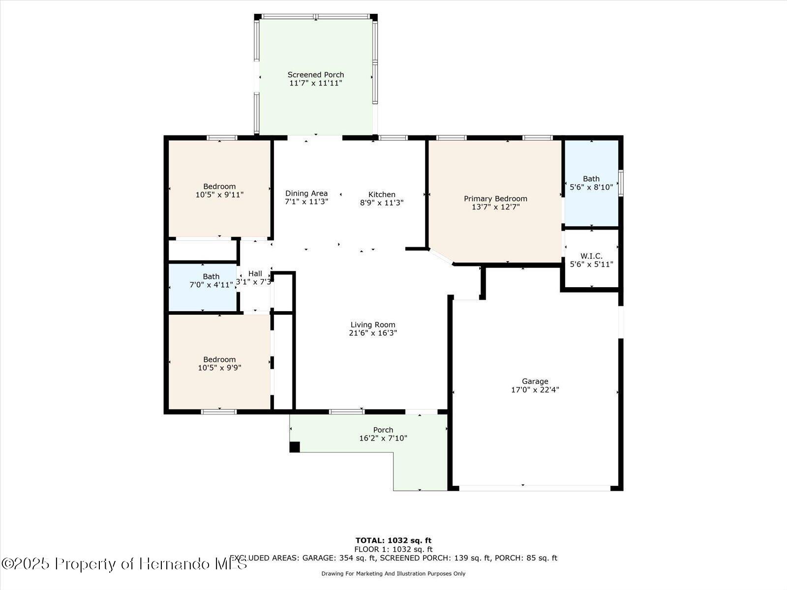 Citrus Springs, Florida 34434, United States, 3 Bedrooms Bedrooms, ,2 BathroomsBathrooms,Residential,Active,10190