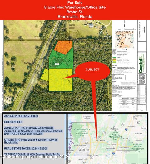 Vacant Land For Sale - S Broad Street<br/> Brooksville, FL 34601