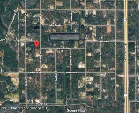 Vacant Land For Sale - 18251 Ramsey Road<br/> Weeki Wachee, FL 34614