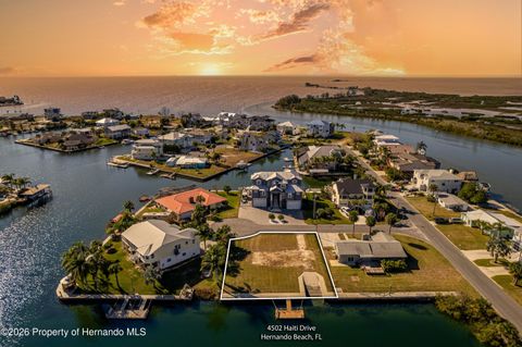 Vacant Land For Sale - 4502 Haiti Drive<br/> HERNANDO BEACH, FL 34607
