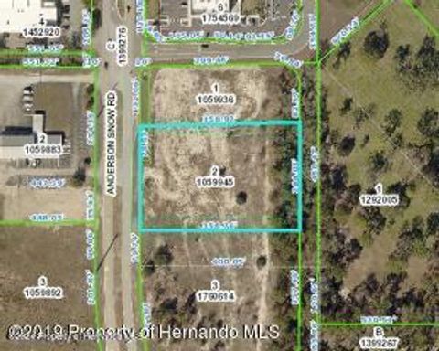 Vacant Land For Sale - 00 Anderson Snow Road<br/> Spring Hill, FL 34609