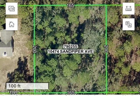 Vacant Land For Sale - 10474 W Sandpiper Avenue<br/> Brooksville, FL 34614