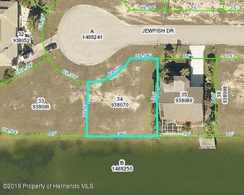 Vacant Land For Sale - 3360 Jewfish Drive<br/> HERNANDO BEACH, FL 34607