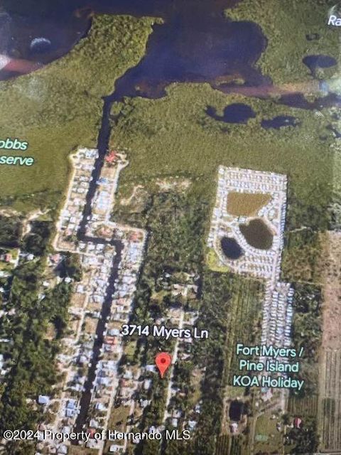 Vacant Land For Sale - 3714 Myers Lane<br/> Saint James City, FL 33956