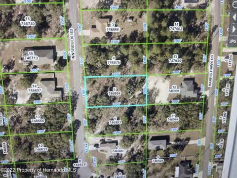 Vacant Land For Sale - Innsbruck Road<br/> Weeki Wachee, FL 34614