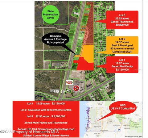 Vacant Land For Sale - Commercial Way<br/> Spring Hill, FL 34606