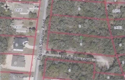Vacant Land For Sale - English Sparrow Road<br/> Brooksville, FL 34614