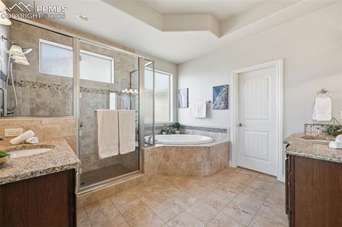 Tiny photo for 10042 Coyote Song Terrace, Colorado Springs, CO 80924 (MLS # 8882876)