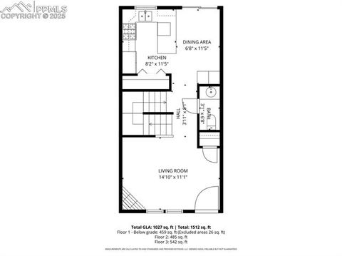 Tiny photo for 6842 Goldcrest Court, Colorado Springs, CO 80919 (MLS # 4465741)