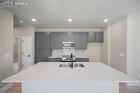 Tiny photo for 5385 Sidewinder Drive, Colorado Springs, CO 80925 (MLS # 9416432)