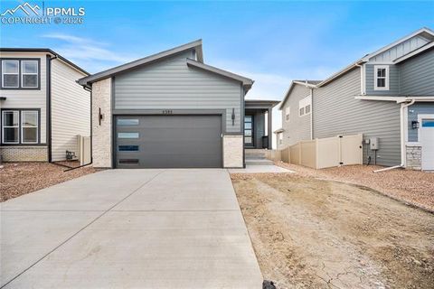 Photo of 5385 Sidewinder Drive, Colorado Springs, CO 80925 (MLS # 9416432)