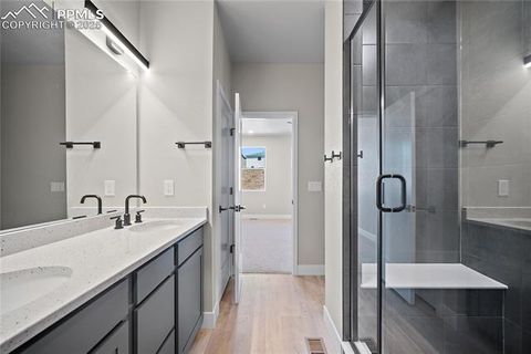 Tiny photo for 5385 Sidewinder Drive, Colorado Springs, CO 80925 (MLS # 9416432)