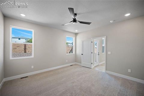 Tiny photo for 5385 Sidewinder Drive, Colorado Springs, CO 80925 (MLS # 9416432)