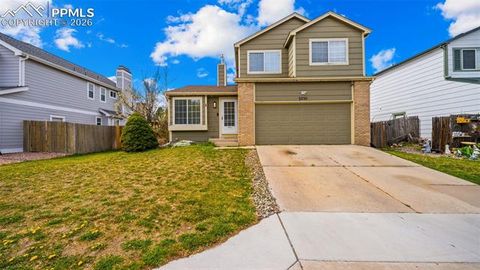 Photo of 3230 Pony Tracks Drive, Colorado Springs, CO 80922 (MLS # 3656405)