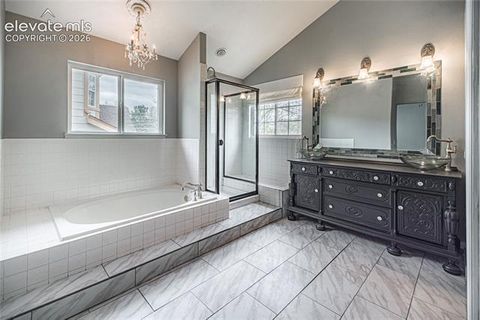 Tiny photo for 5655 Saddle Rock Road, Colorado Springs, CO 80918 (MLS # 7434334)
