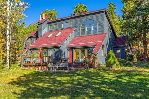 Photo of 880 Sun Valley Drive, Woodland Park, CO 80863 (MLS # 7383121)