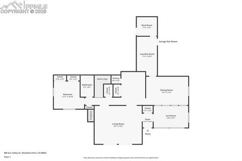 Tiny photo for 880 Sun Valley Drive, Woodland Park, CO 80863 (MLS # 7383121)