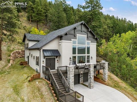 Tiny photo for 1015 Locklin Way, Woodland Park, CO 80863 (MLS # 8555277)