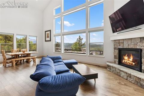 Tiny photo for 1015 Locklin Way, Woodland Park, CO 80863 (MLS # 8555277)