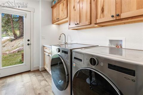 Tiny photo for 1015 Locklin Way, Woodland Park, CO 80863 (MLS # 8555277)