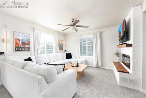 Tiny photo for 6115 Fiddle Way, Colorado Springs, CO 80925 (MLS # 8119646)